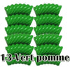 13- Tube courbe torsadé vert pomme 8mm/12MM