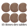 MOON 13- Palet lune incurvé Roses des sables marbré