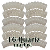 16- Tube courbe torsadé quartz marbré 8mm/12MM