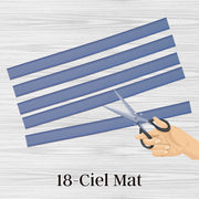 18- Ciel mat, sangle plate en silicone