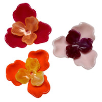 10- Fleur orchidée Quartz rose - 40MM