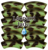 273-Tubes incurvés Léopards Jade 12MM