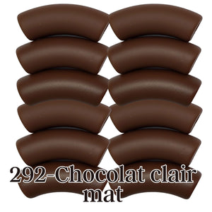 292 - Tubes incurvés Chocolat clair mat 12MM