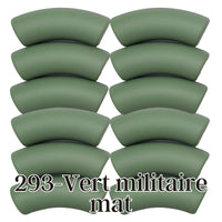 293 - Tubes incurvés Vert militaire mat 12MM