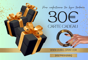 Carte cadeau de 30€, à télécharger et à imprimer