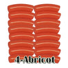 4-Tube incurvé abricot 5MM