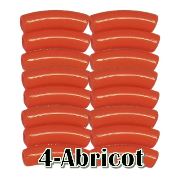 4-Tube incurvé abricot 5MM