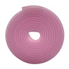 6- Rose clair mat, sangle plate en silicone