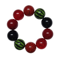 13 - Boules acryliques brillantes Rouge foncé 20MM