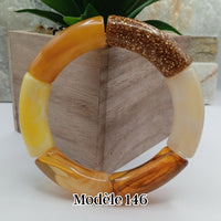 PACKS bracelets, ambre