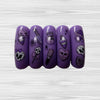 Camaieu 40- Lot mixte tubes incurvés Halloween mauve 12MM