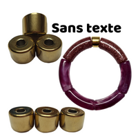 Camaieu 64- Lot mixte tubes incurvés 12MM, et 5 cylindres -POUR ELLE Rubis