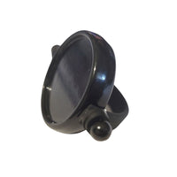 25MM- Support base cabochon double face, noir