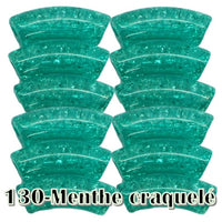 130-Menthe craquelé 12MM