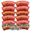 203 - Graffiti Rose dragée splatter 8MM/12MM