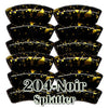 204 - Graffiti Noir splatter 8MM/12MM