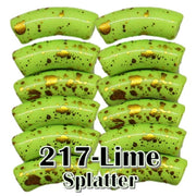 217 - Graffiti Lime splatter 8MM/12MM