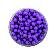 24- Violet MAT/ Perles rondes