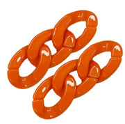 203- Orange / Maillons de chaines - 30MM x 10pcs