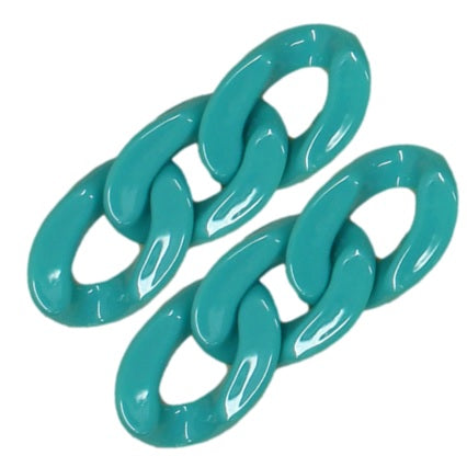 209- Turquoise / Maillons de chaines - 30MM x 10pcs