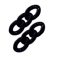 38- Noir brillant / Maillons de chaines - 23MM