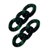 40- Vert marbré / Maillons de chaines - 23MM