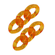 43- Orange glaçon  / Maillons de chaines - 23MM