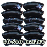 46-Noir marbré 8MM/12MM