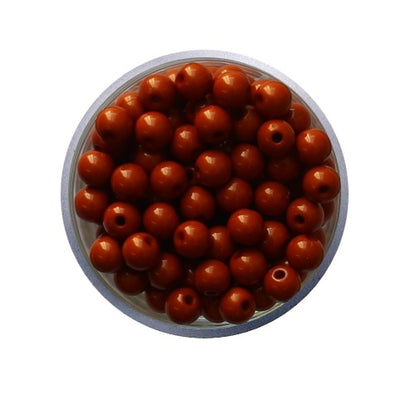 85- Chocolat clair GLOSSY/ Perles rondes