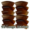 93 - Tubes incurvès Loupe marbré 8MM/12MM