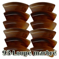 93 - Tubes incurvès Loupe marbré 8MM/12MM