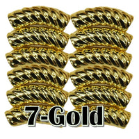 7- Tube torsadé gold 10MM